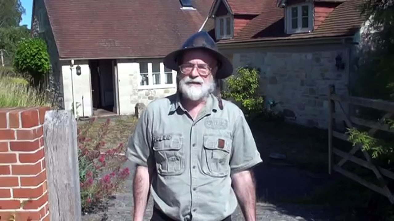 Terry Pratchett announces the winner of the 2010 Discworld Cup