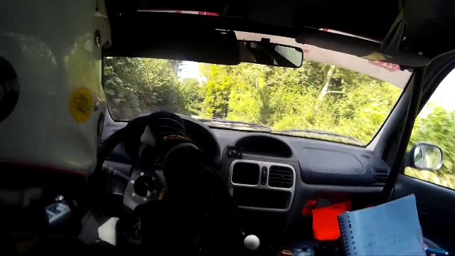 crash clio rs à Solre st gery 2015 equipage Vella/Lacroix