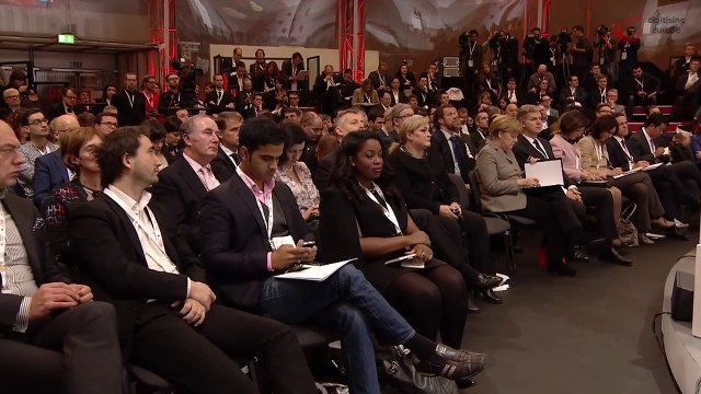 Vodafone Group CEO Vittorio Colao at digitising europe summit of Vodafone Institute