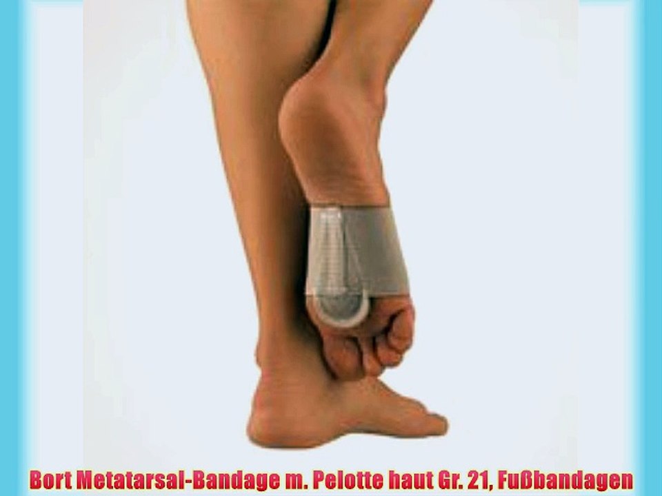 Bort Metatarsal-Bandage m. Pelotte haut Gr. 21 Fu?bandagen