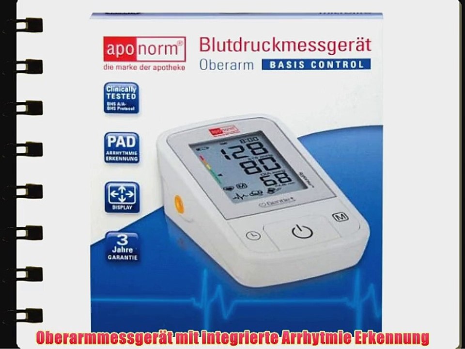 Wepa Aponorm Basis Control Oberarm Blutdruckmessger?t 3. Generation