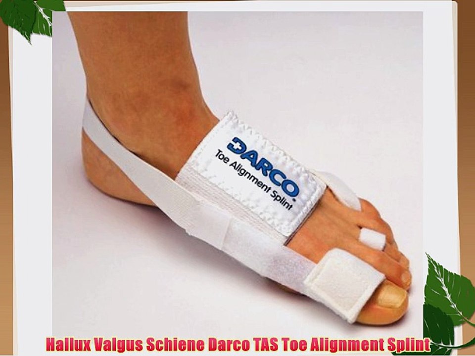 Hallux valgus schiene darco tas toe alignment splint