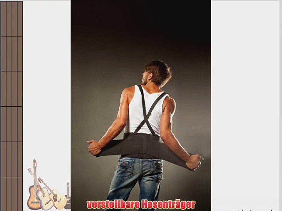 Hochwertiger R?ckenst?tzgurt LU08005 in robuster Ausf?hrung Gr??e L