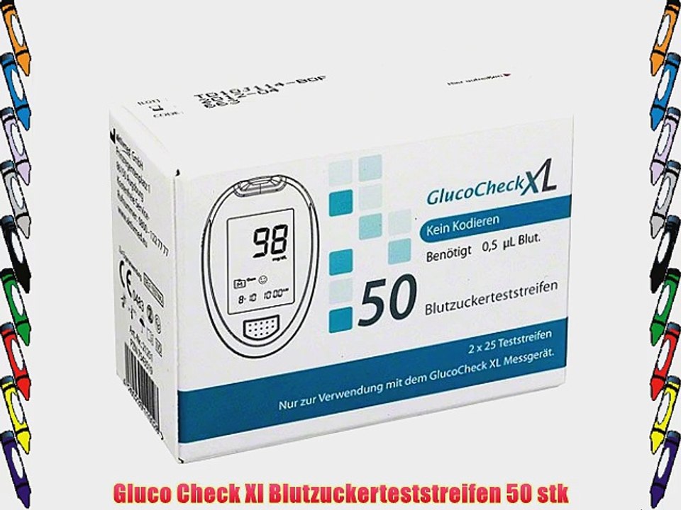 Gluco Check Xl Blutzuckerteststreifen 50 stk