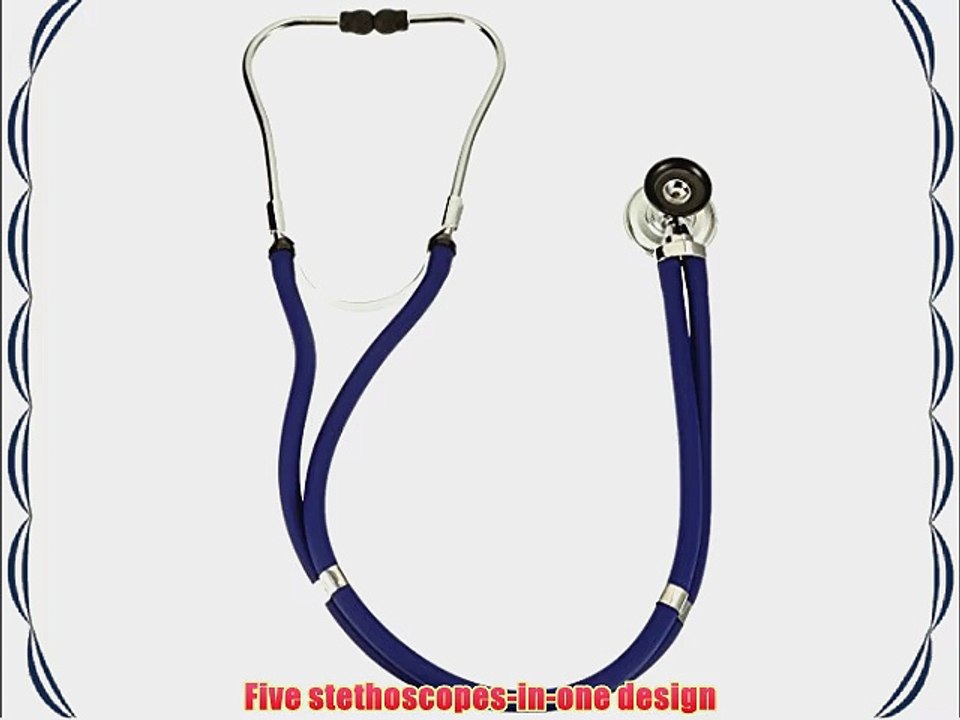 NCD Medical/Prestige Medical  Doppelkopf-Stethoskop Schlauch in K?nigsblau