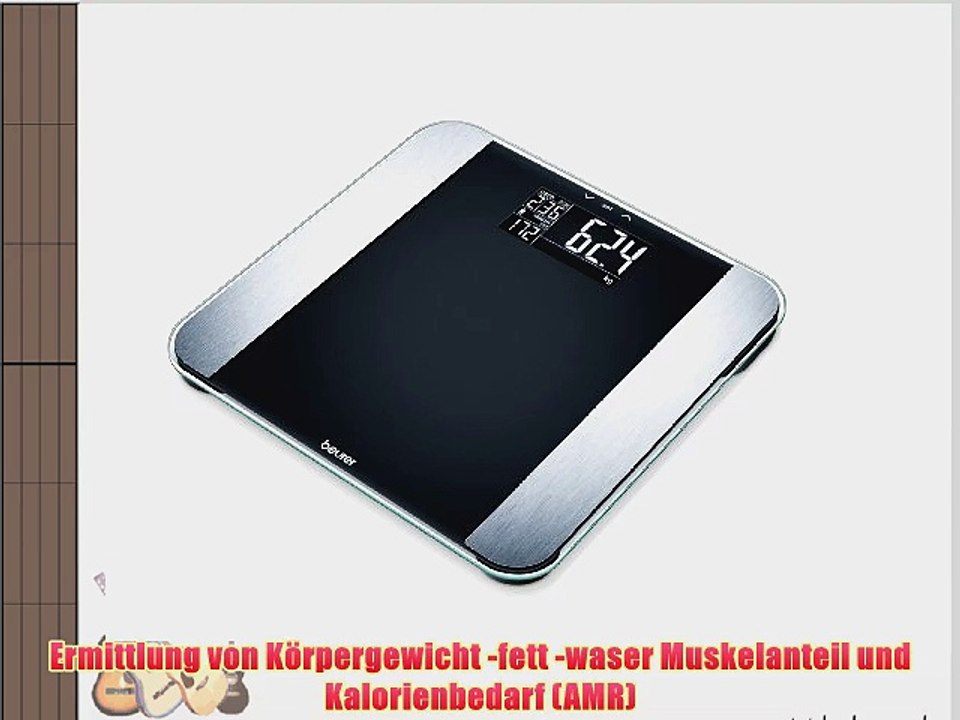 Beurer BF Limited Edition 2013 Diagnosewaage schwarz-silber