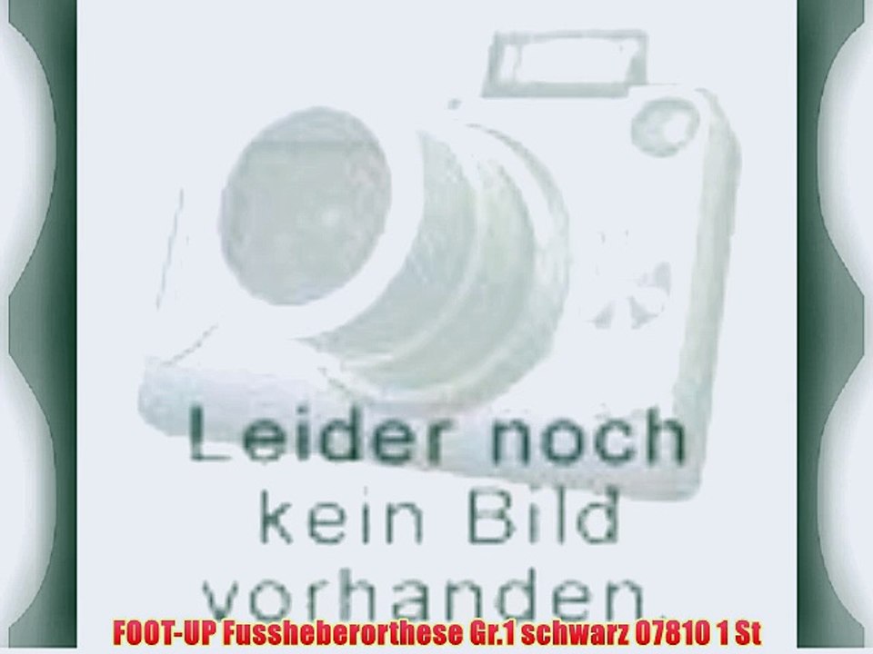 FOOT-UP Fussheberorthese Gr.1 schwarz 07810 1 St