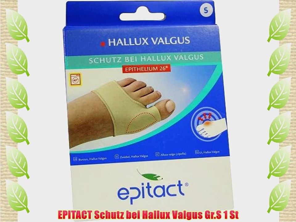 Epitact schutz bei hallux valgus gr.s 1 st