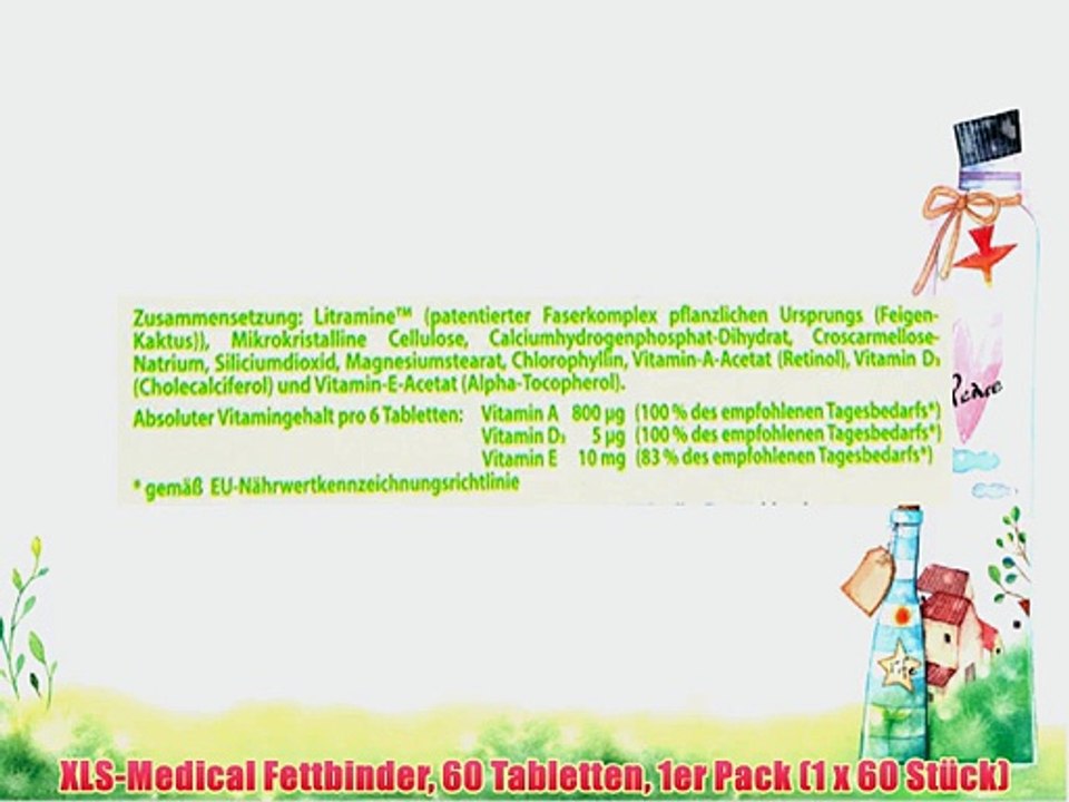 XLS-Medical Fettbinder 60 Tabletten 1er Pack (1 x 60 St?ck)