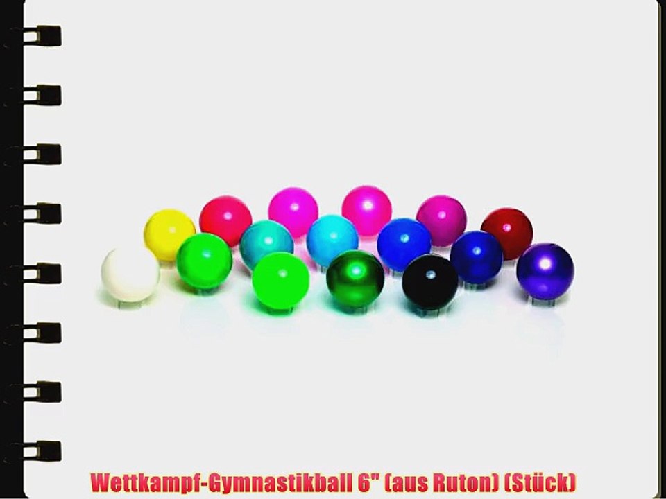 Wettkampf-Gymnastikball 6 (aus Ruton) (St?ck)