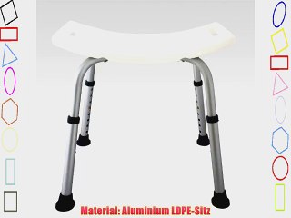 Duschhocker Duschsitz Neu h?henverstellbar bis 150 kg