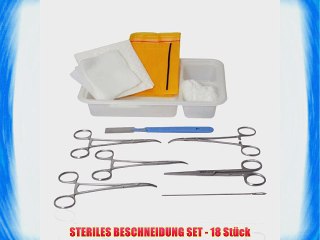 STERILES BESCHNEIDUNG SET - 18 St?ck
