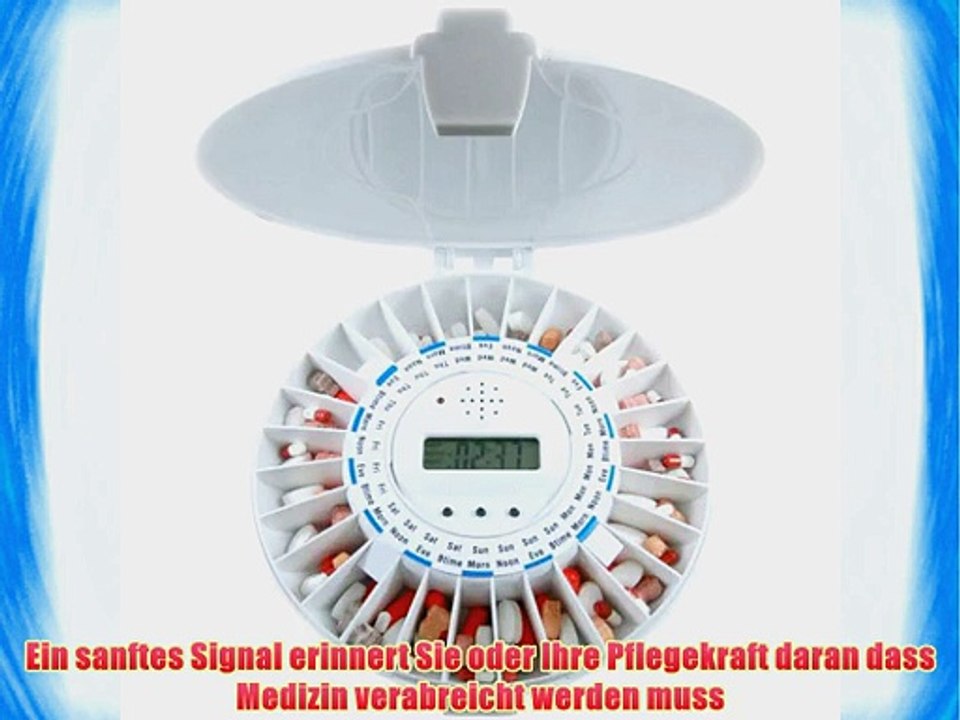 Ivation Automatischer Tabletten-Spender und Elektronische Erinnerungshilfe f?r Medikamenteneinnahme