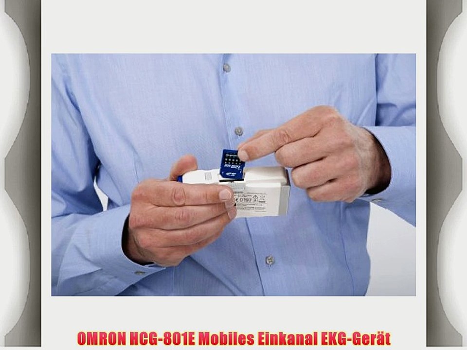 OMRON HCG-801E Mobiles Einkanal EKG-Ger?t