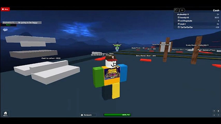 Me Playing Roblox Called Cart Ride Through A Scary Cave Tycoon Video Dailymotion - roblox backpacking cave