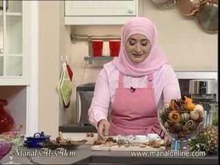 تزيين بالقطع الخشبية الصغيرة - منال العالم