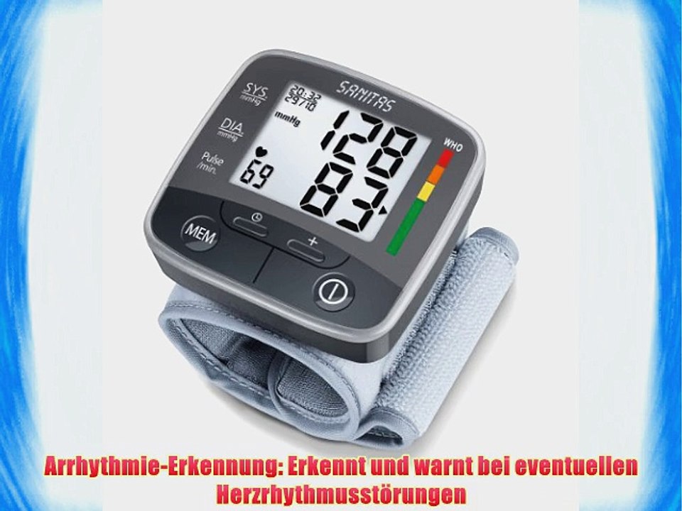 Sanitas sbc 27 blutdruckmessger?t f?r das handgelenk