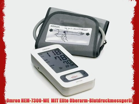 Omron HEM-7300-WE MIT Elite Oberarm-Blutdruckmessger?t