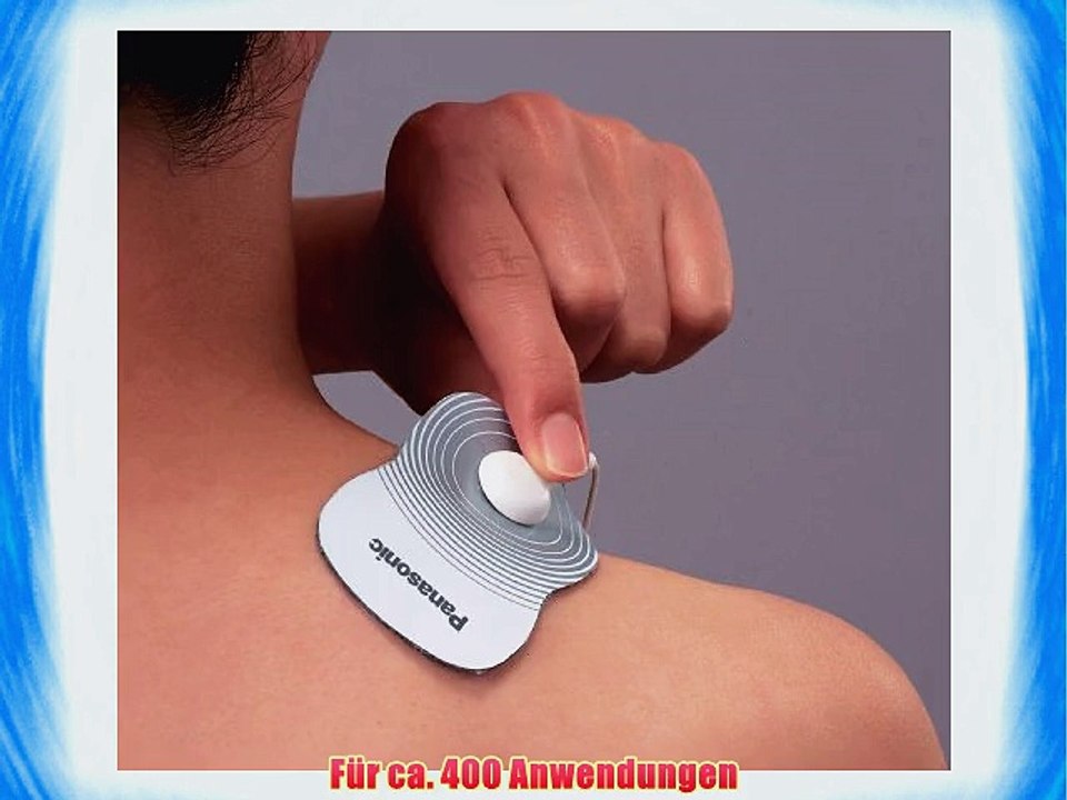 Panasonic EW0603 TENS-Therapie Ersatz-Klebeelektroden f?r EW6011 und EW6021 2 St?ck (Pads Elektroden)