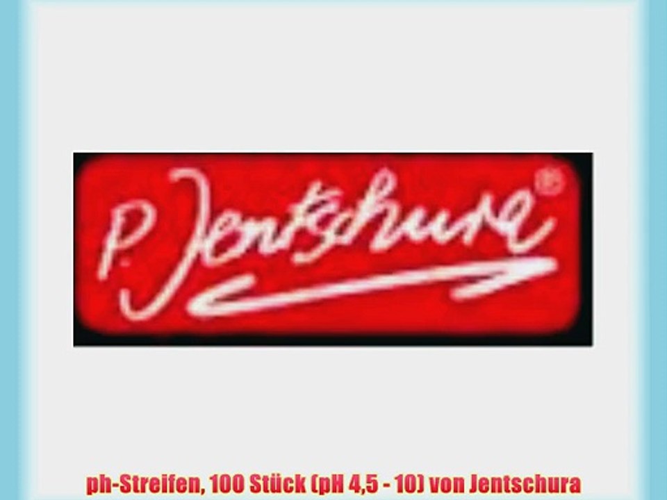 ph-Streifen 100 St?ck (pH 45 - 10) von Jentschura
