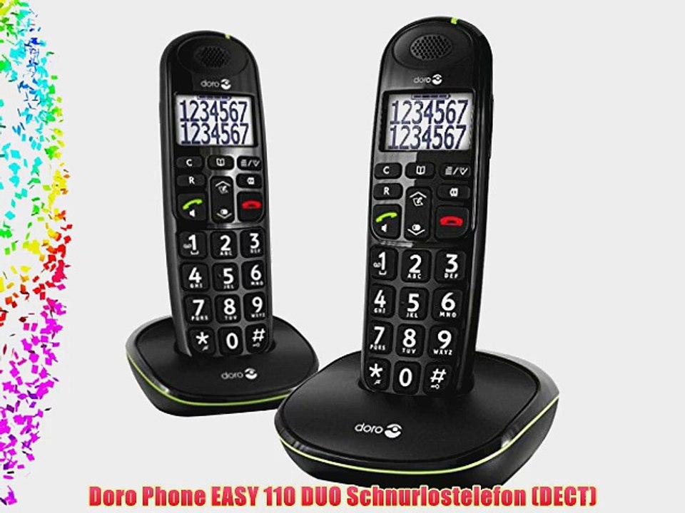 Doro Phone EASY 110 DUO Schnurlostelefon (DECT)