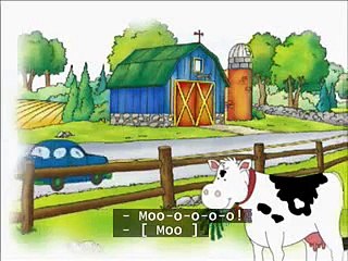 Caillou's road trip with subtitles