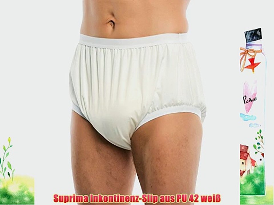 Suprima Inkontinenz-Slip aus PU 42 wei?