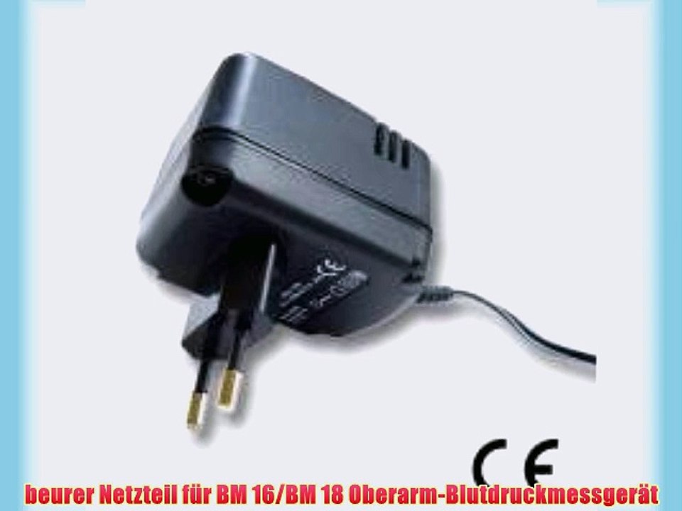 beurer Netzteil f?r BM 16/BM 18 Oberarm-Blutdruckmessger?t