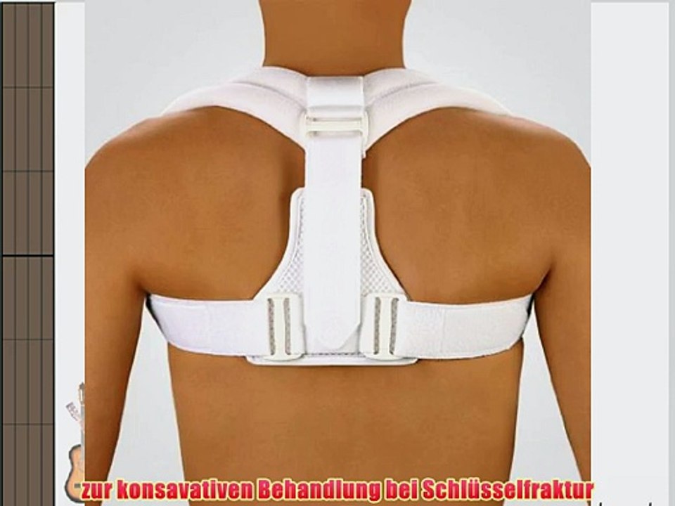 Bort Clavicula-Bandage Rucksackverband / wei?