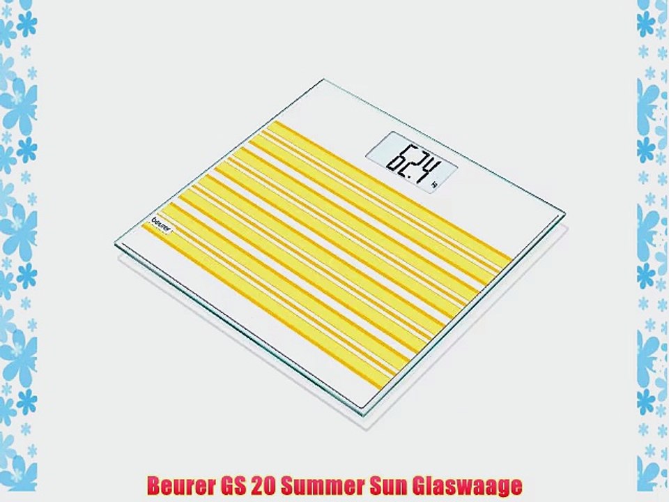 Beurer GS 20 Summer Sun Glaswaage