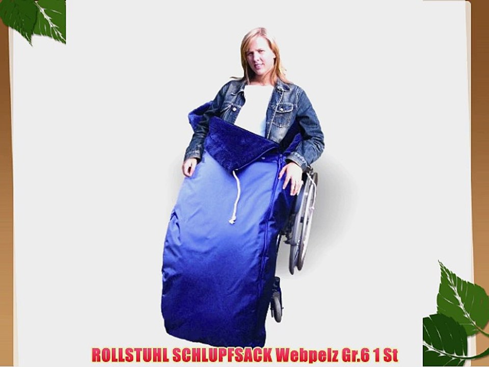 ROLLSTUHL SCHLUPFSACK Webpelz Gr.6 1 St