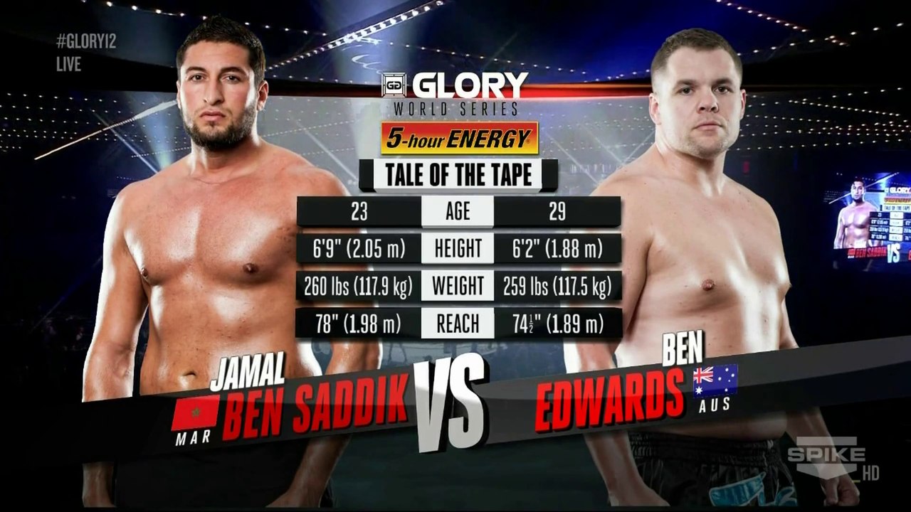 Jamal ben Saddik - Ben Edwards GLORY 12 NewYork