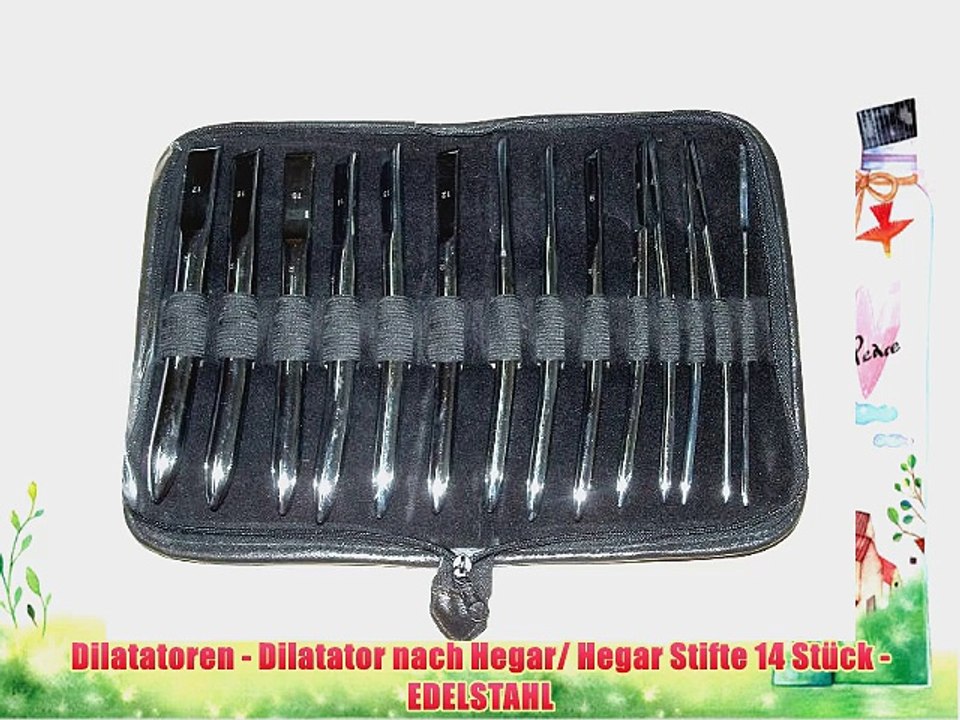 Dilatatoren - Dilatator nach Hegar/ Hegar Stifte 14 St?ck - EDELSTAHL