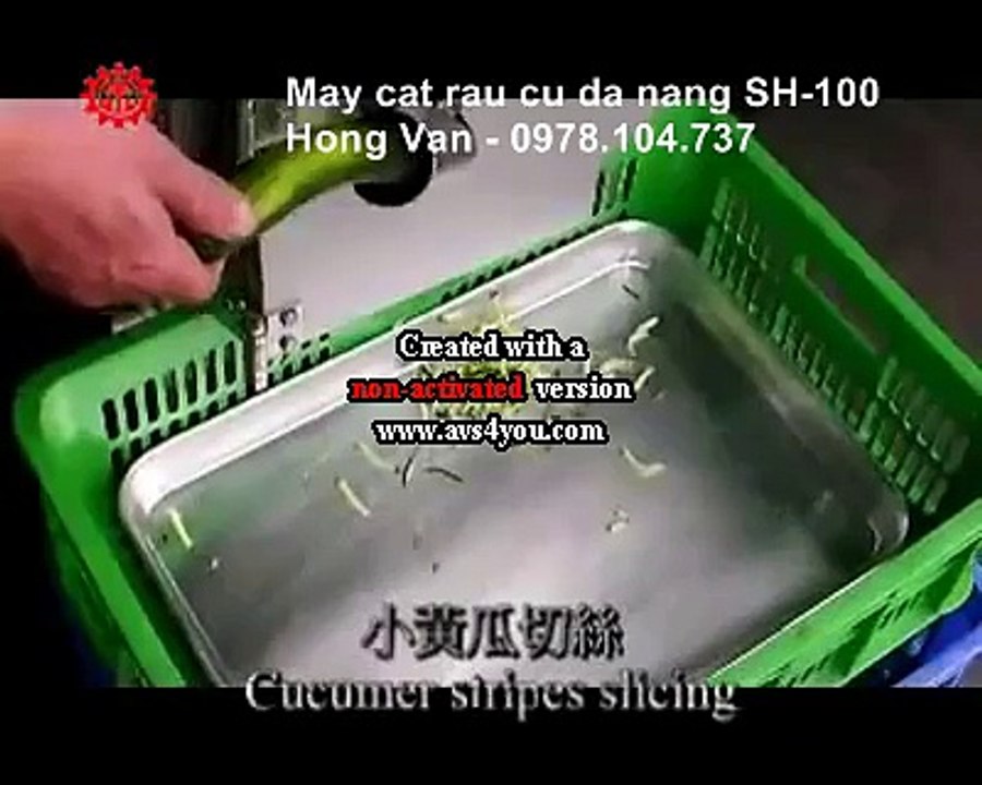 May cat cu qua da nang SH, máy cắt lát, cắt sợi, cắt hạt lựu cà rốt dưa leo, củ cải