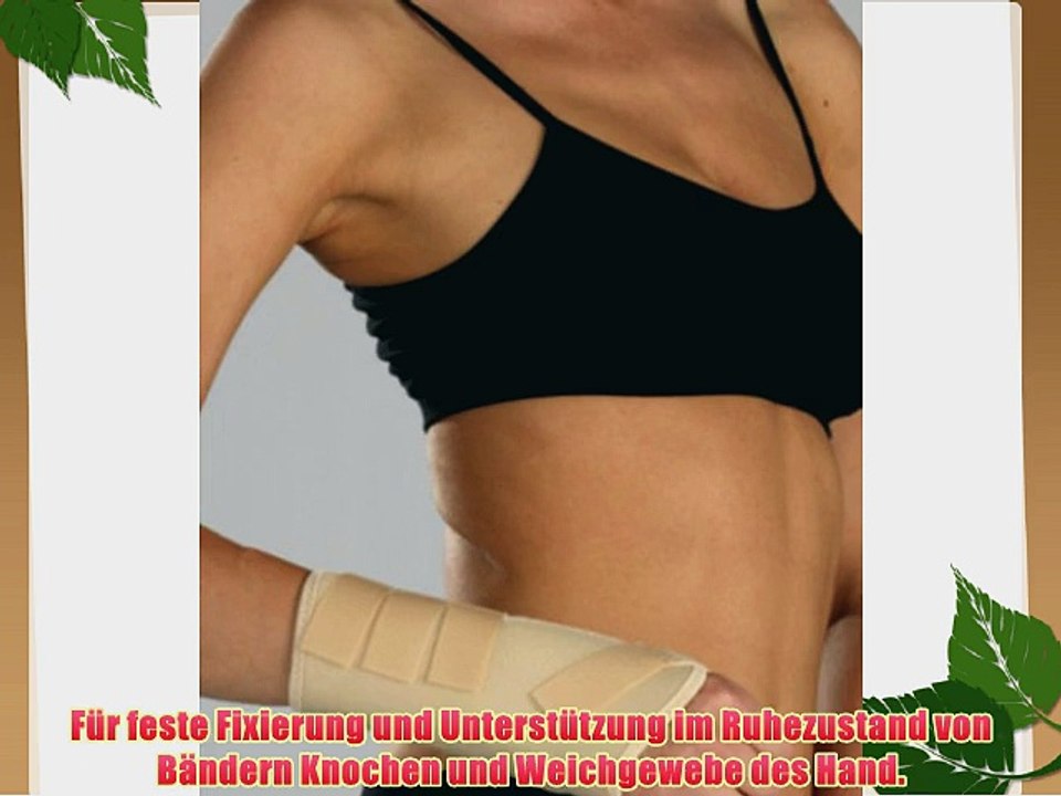 BeFit24 Elastische Medizinische Klasse Unisex HANDGELENKBANDAGE Karpaltunnel Schiene Mit Abnehmbarer