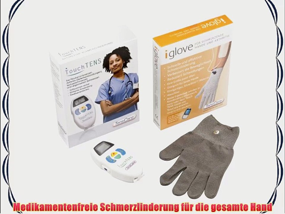 TensCare K-GLOVE T iGlove und Touch TENS Kombi - Schmerzlinderung f?r die gesamte Hand
