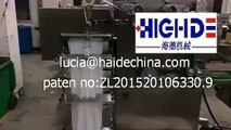 Knife ,fork, tissues packing machine pack into one bag ,wet wipe packaging machine made in China