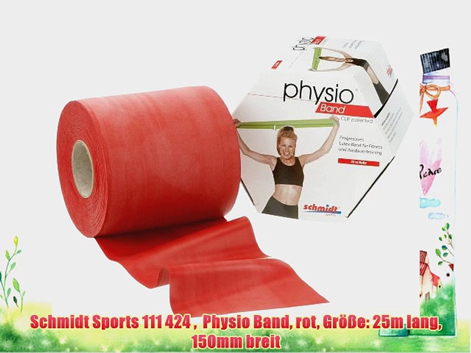 Schmidt Sports 111 424   Physio Band rot Gr??e: 25m lang 150mm breit