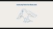 How to draw Birds Easy step by step drawing lessons for kids