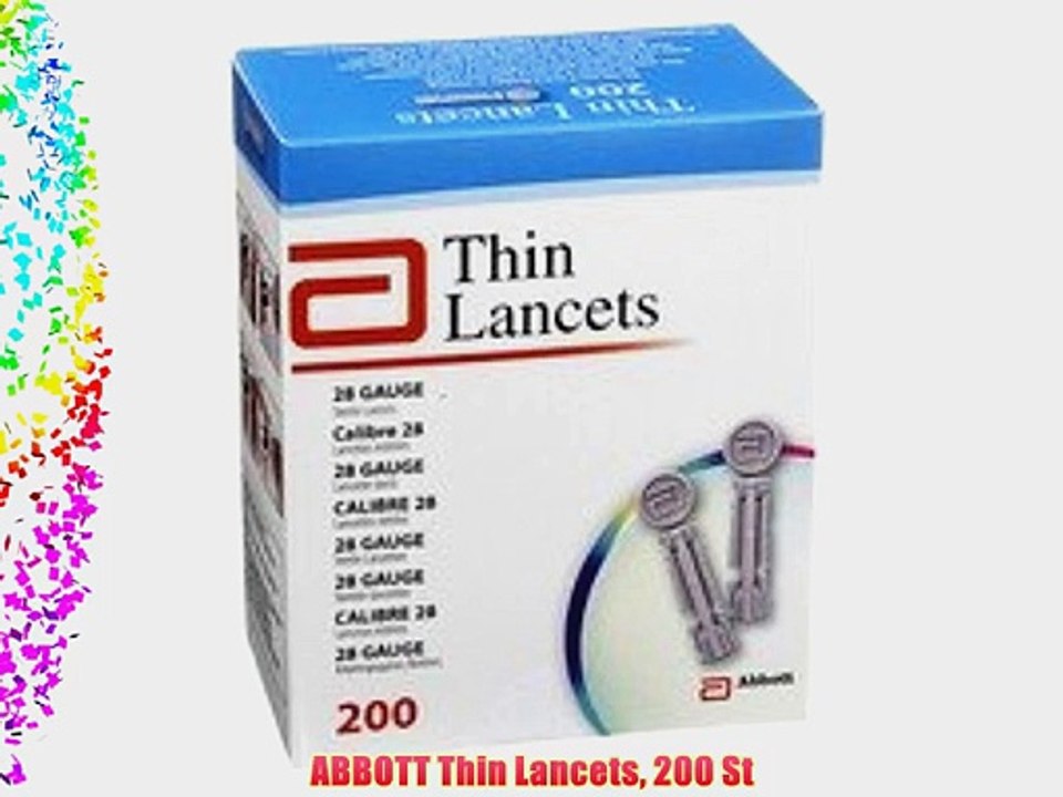 ABBOTT Thin Lancets 200 St