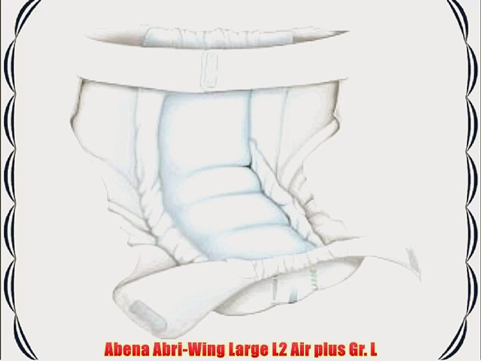 Abena Abri-Wing Large L2 Air plus - Gr. L - Inkontinenz-Slip mit G?rtelfixierung - 14 St?ck