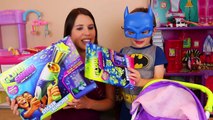 STICKER ATTACK! DisneyCarToys & Little Batman Play With Moose Toys New Glow Show Bedtime Stories