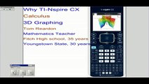 Calculus 3D Graphing on TI-Nspire CX handheld