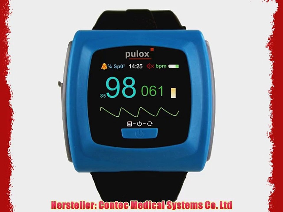 Pulsoximeter PULOX PO-400 mit Armband
