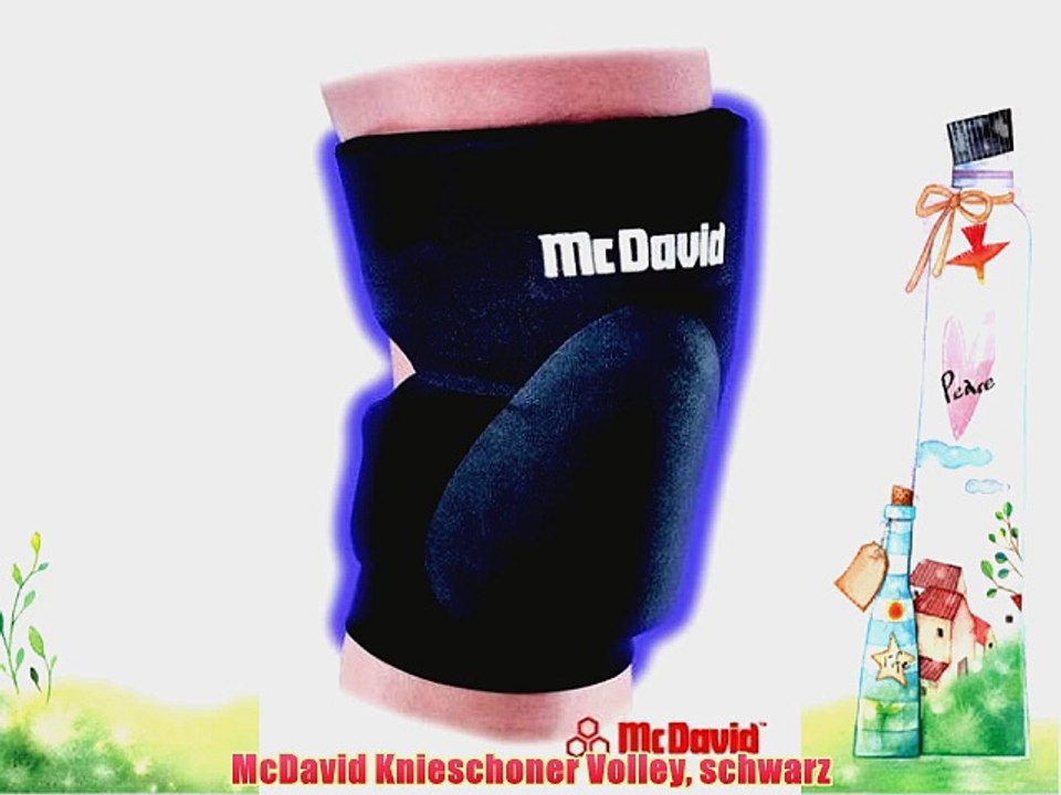 McDavid Knieschoner Volley schwarz