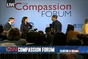 (1/5) Sen. Barack Obama at CNN Compassion Forum