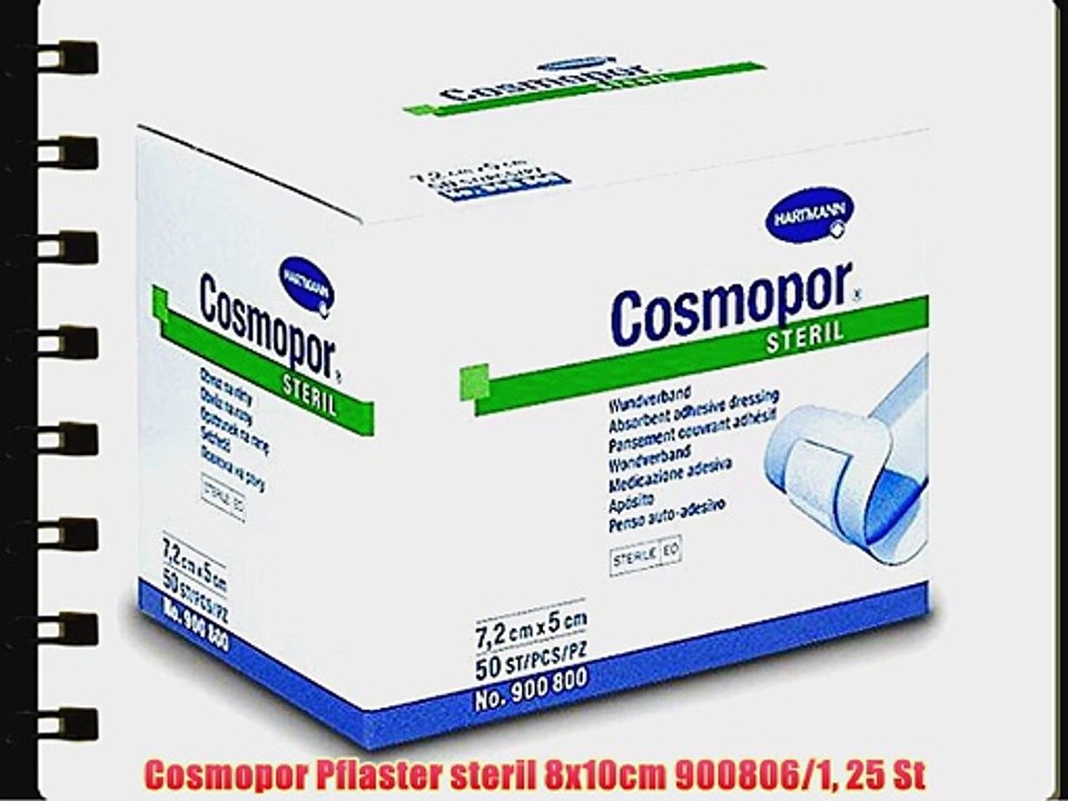 Cosmopor pflaster steril 8x10cm 900806/1 25 st