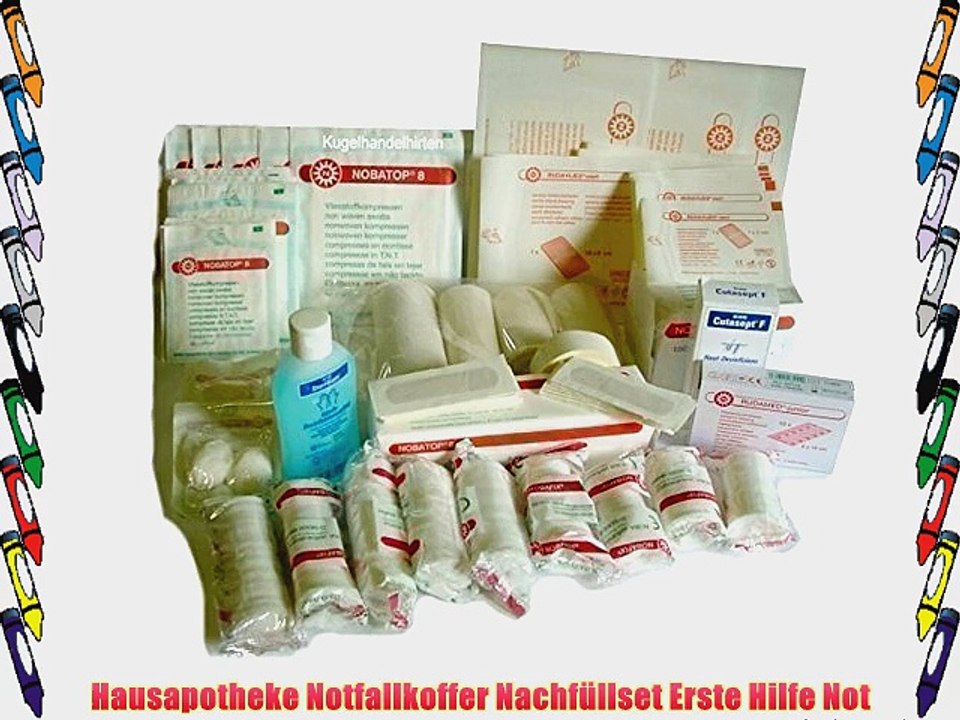 Hausapotheke Notfallkoffer Nachf?llset Erste Hilfe Not