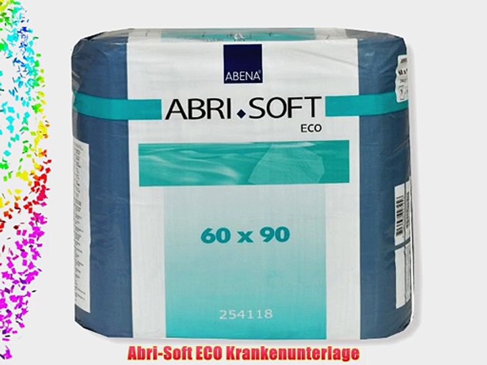 Abena Abri-Soft ECO Krankenunterlage - Flockenzellstoff und SAP-F?llung - 60 x 90 cm - 120