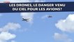 Des collisions entre drones et avions craintes par les autorités